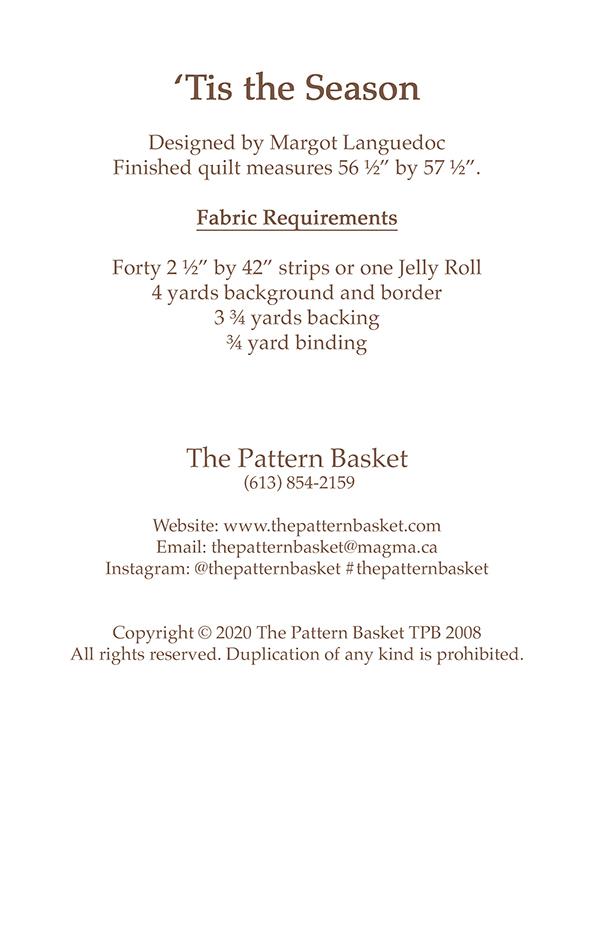 Tis The Season - Quilt Pattern