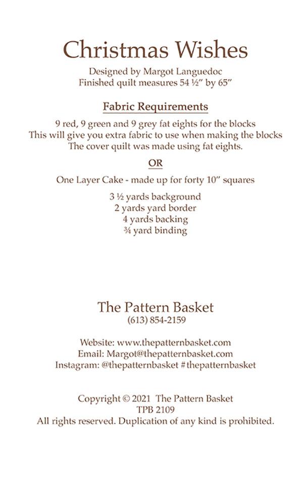 Christmas Wishes - Quilt Pattern