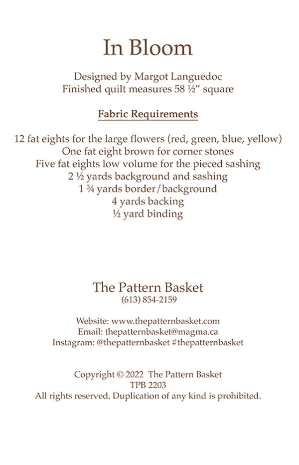 In Bloom - Quilt Pattern