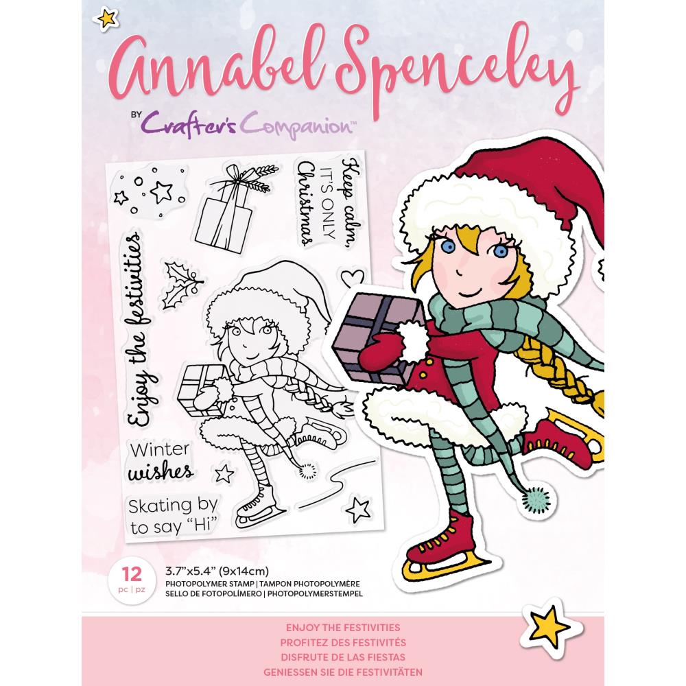 Enjoy The Festivities - Christmas Clear Stamps