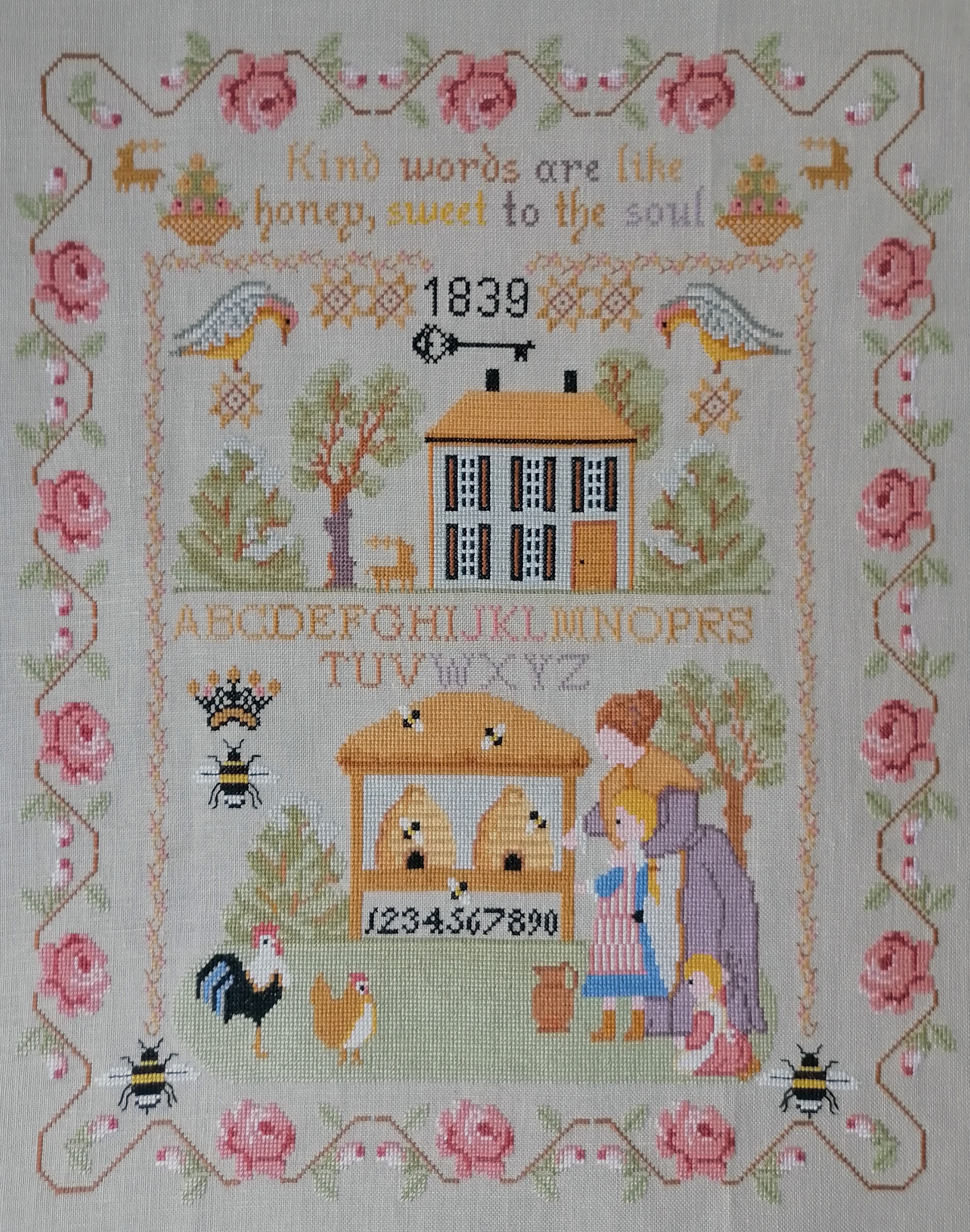 Beekeeping Sampler - Cross Stitch Pattern