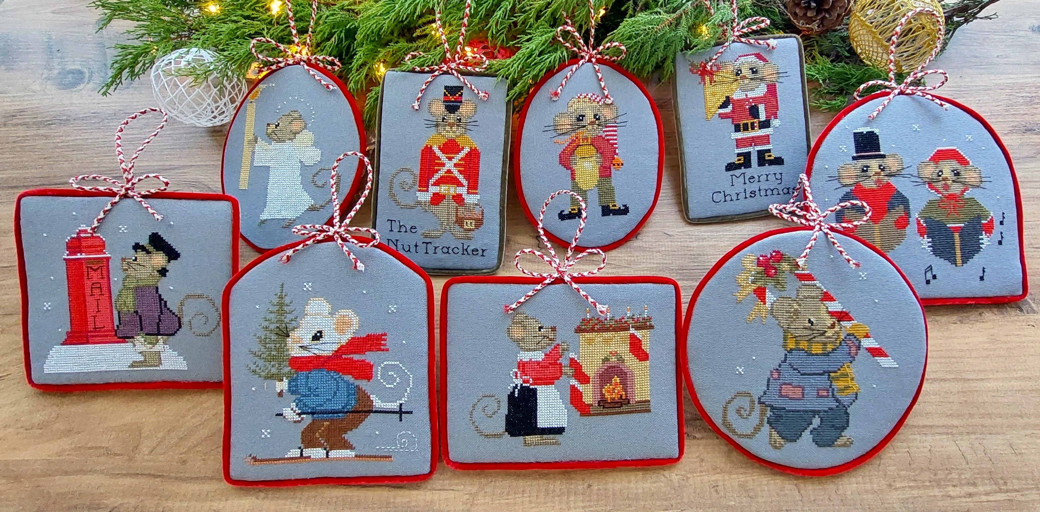 Christmice Ornaments 2023 - Cross Stitch Pattern