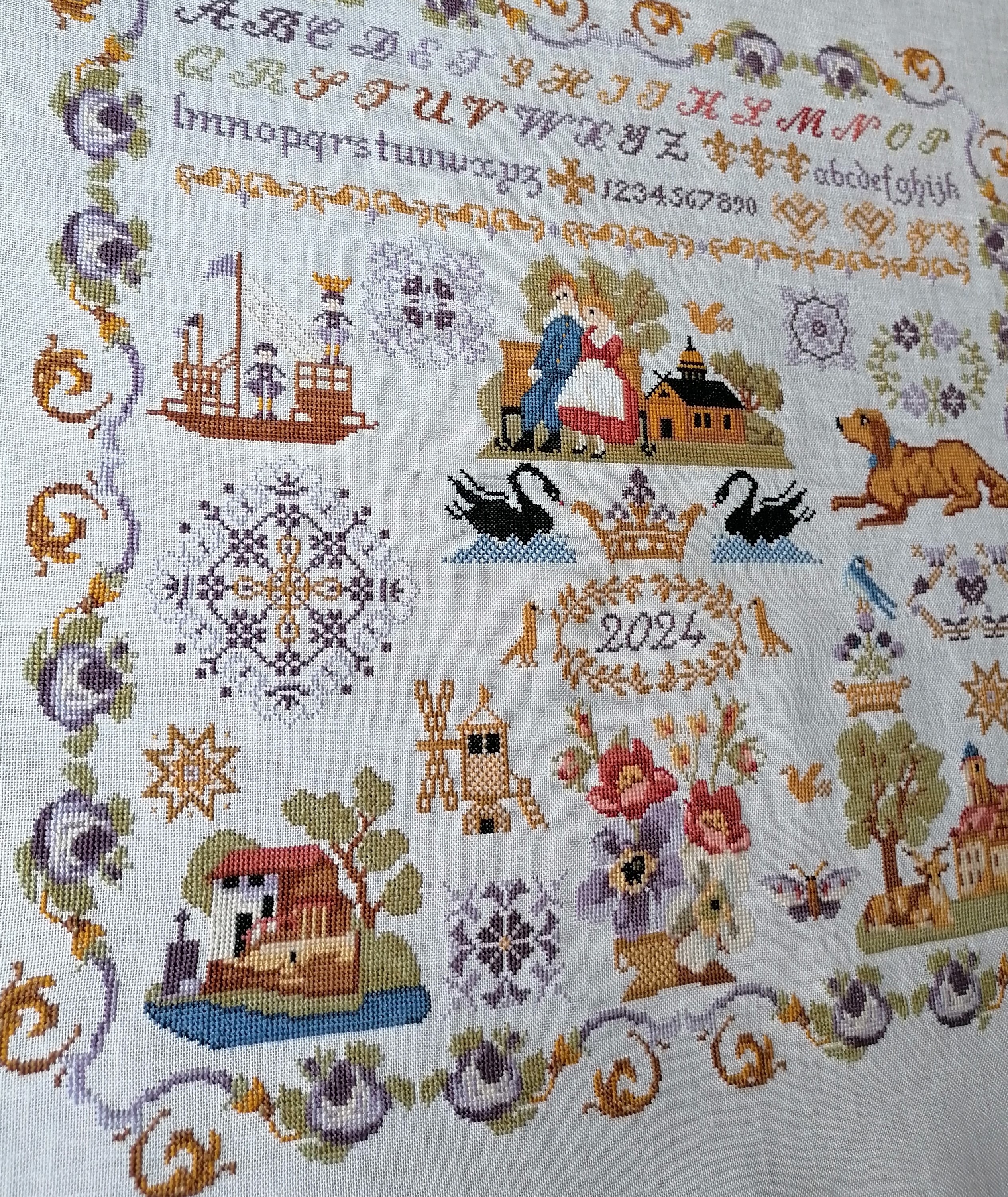 Europe Sampler - Cross Stitch Pattern