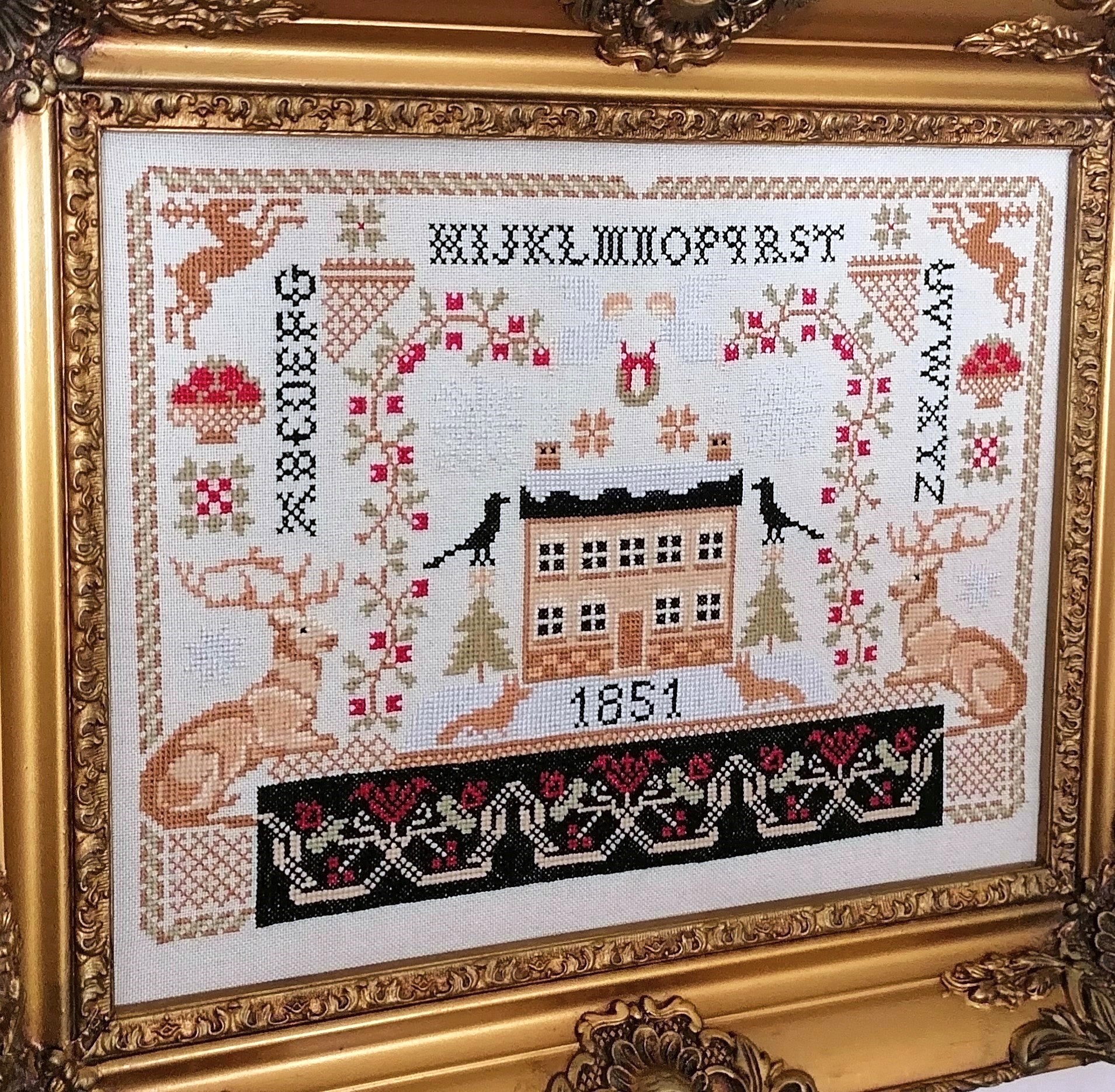 An Old Christmas Sampler - Cross Stitch Pattern