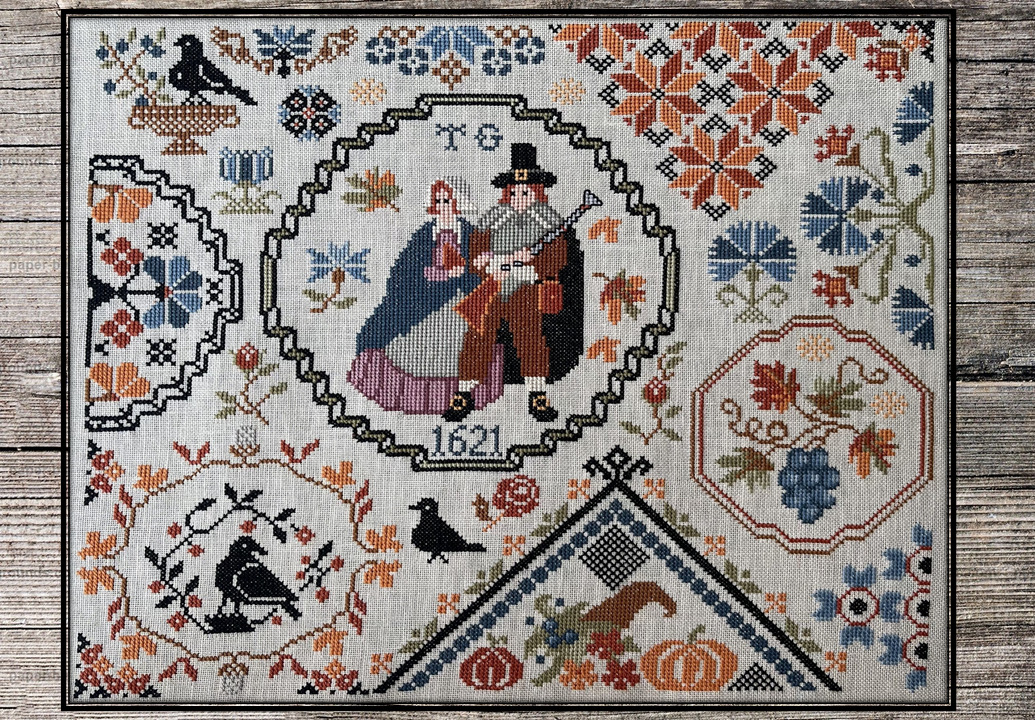Thanksgiving Quaker - Cross Stitch Pattern
