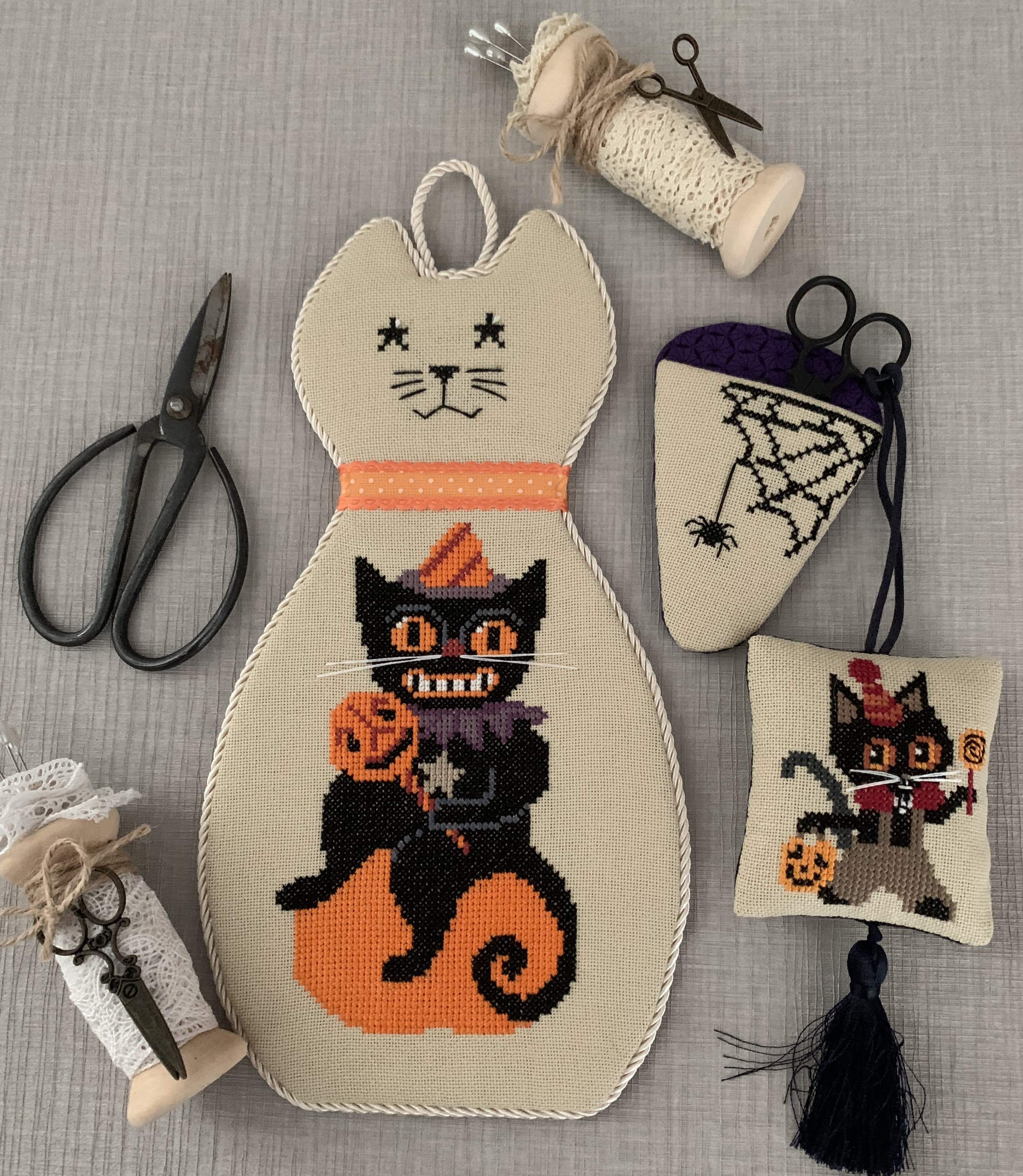 Jinx And Hex - Halloween Cross Stitch Pattern