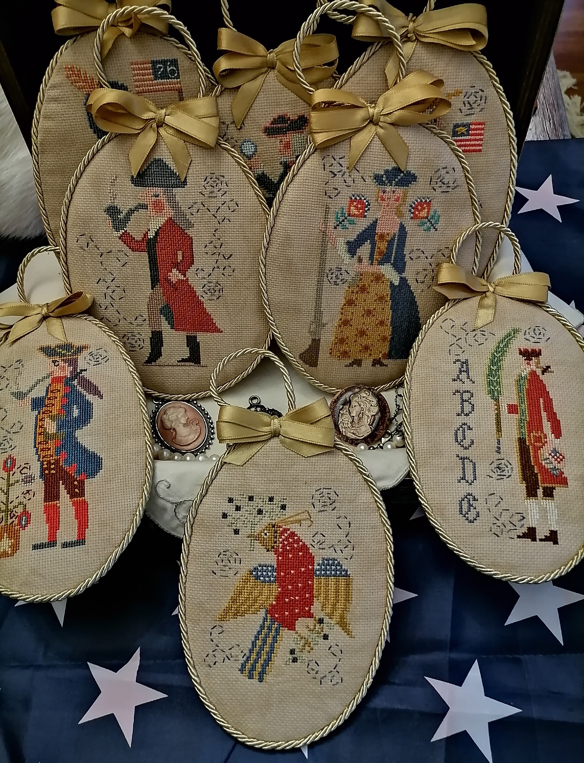 Quirky Frakturs - Patriotic Cross Stitch Book