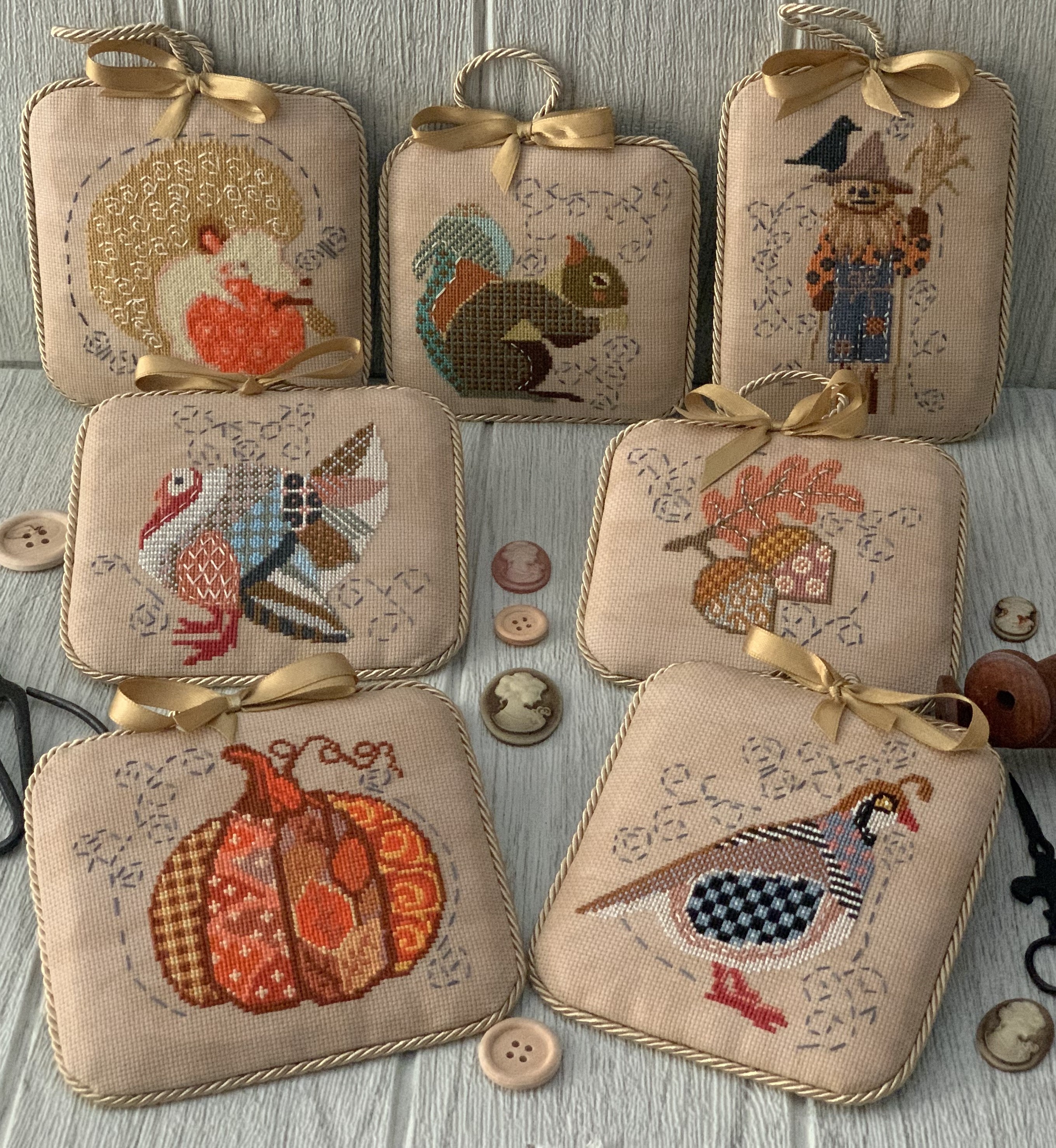 Quirky Autumn - Fall Cross Stitch Book