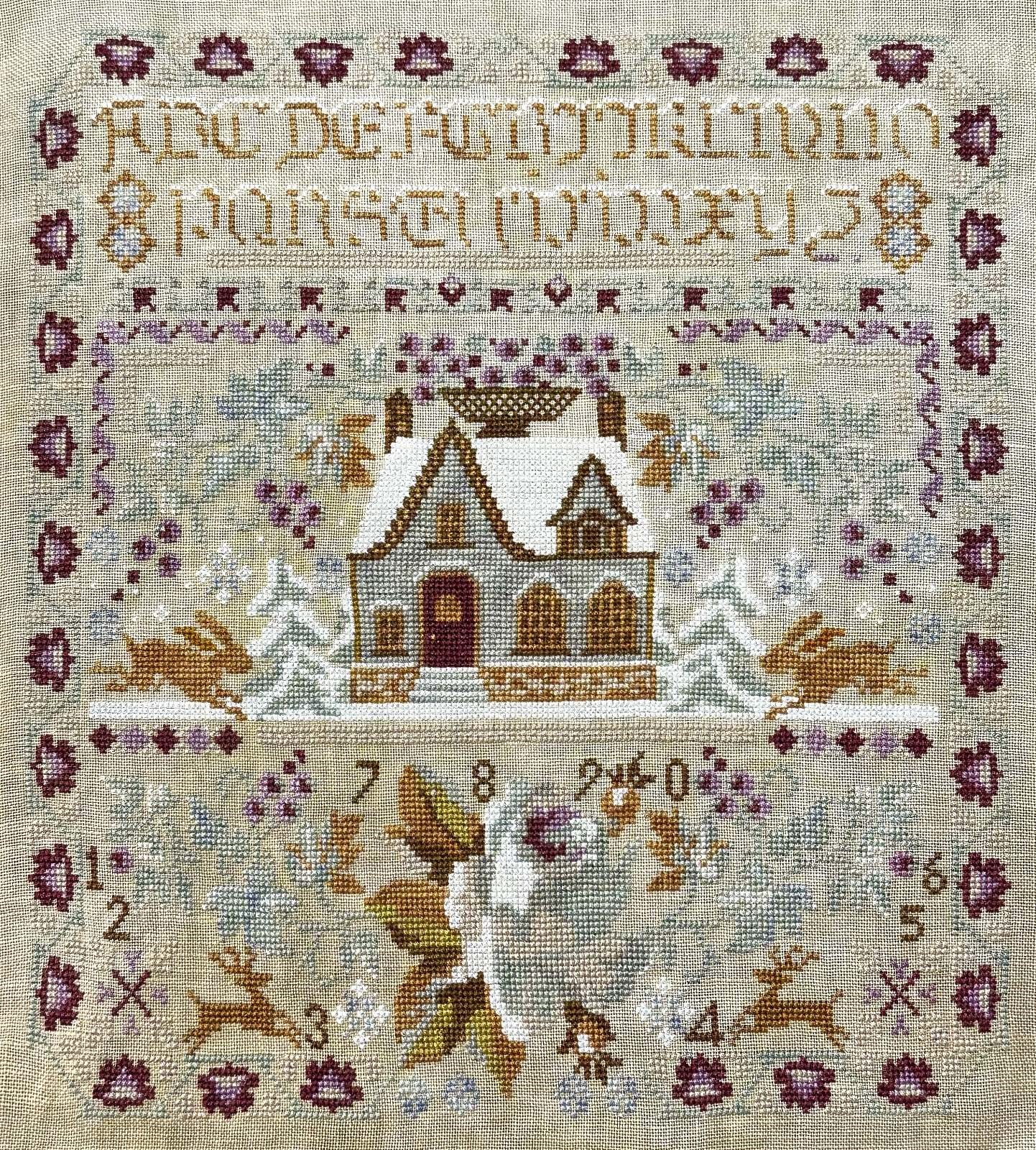 Winter Rose Sampler - Cross Stitch Book