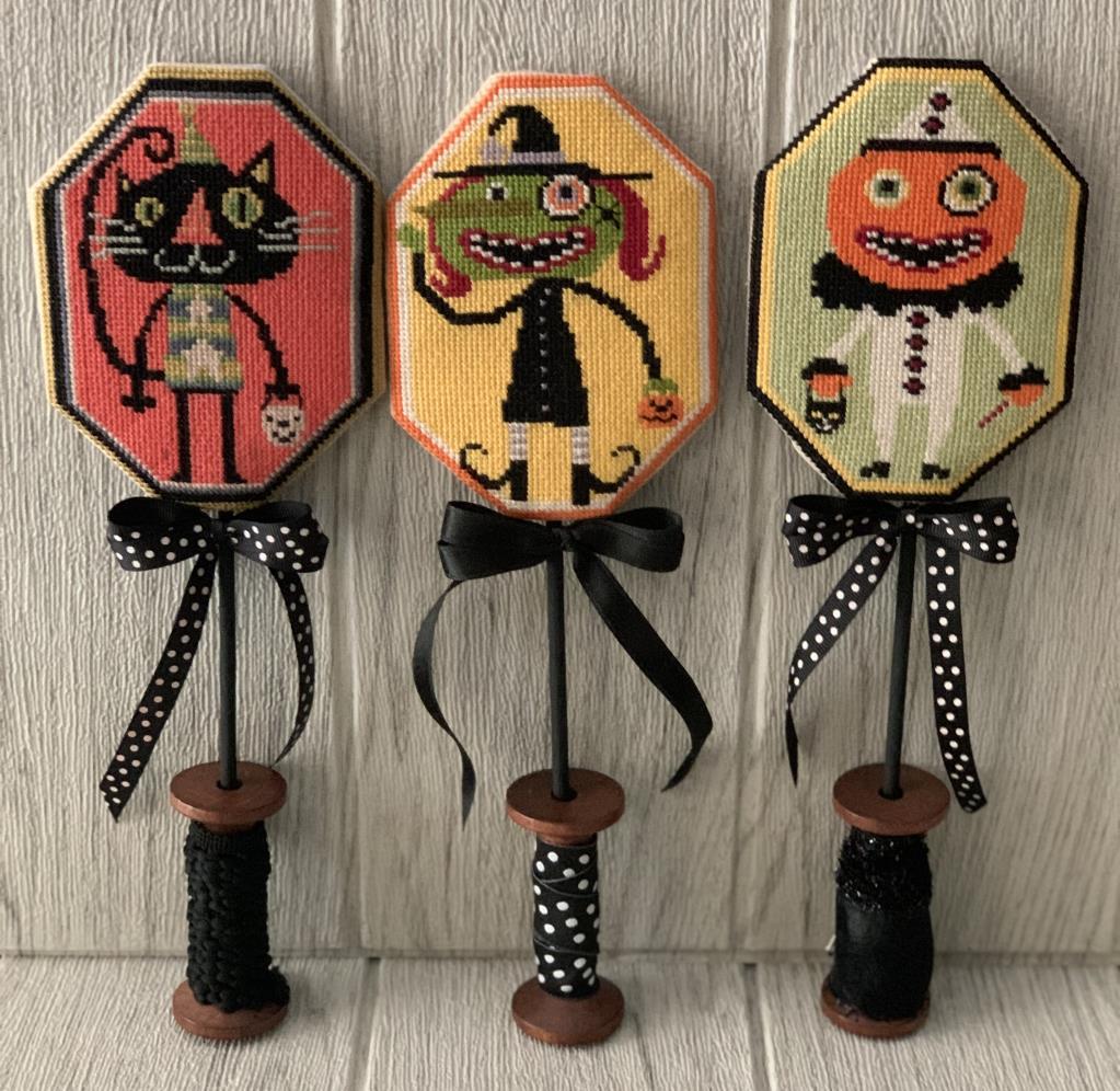 Fang and Big Eye Gang - Halloween Cross Stitch Book