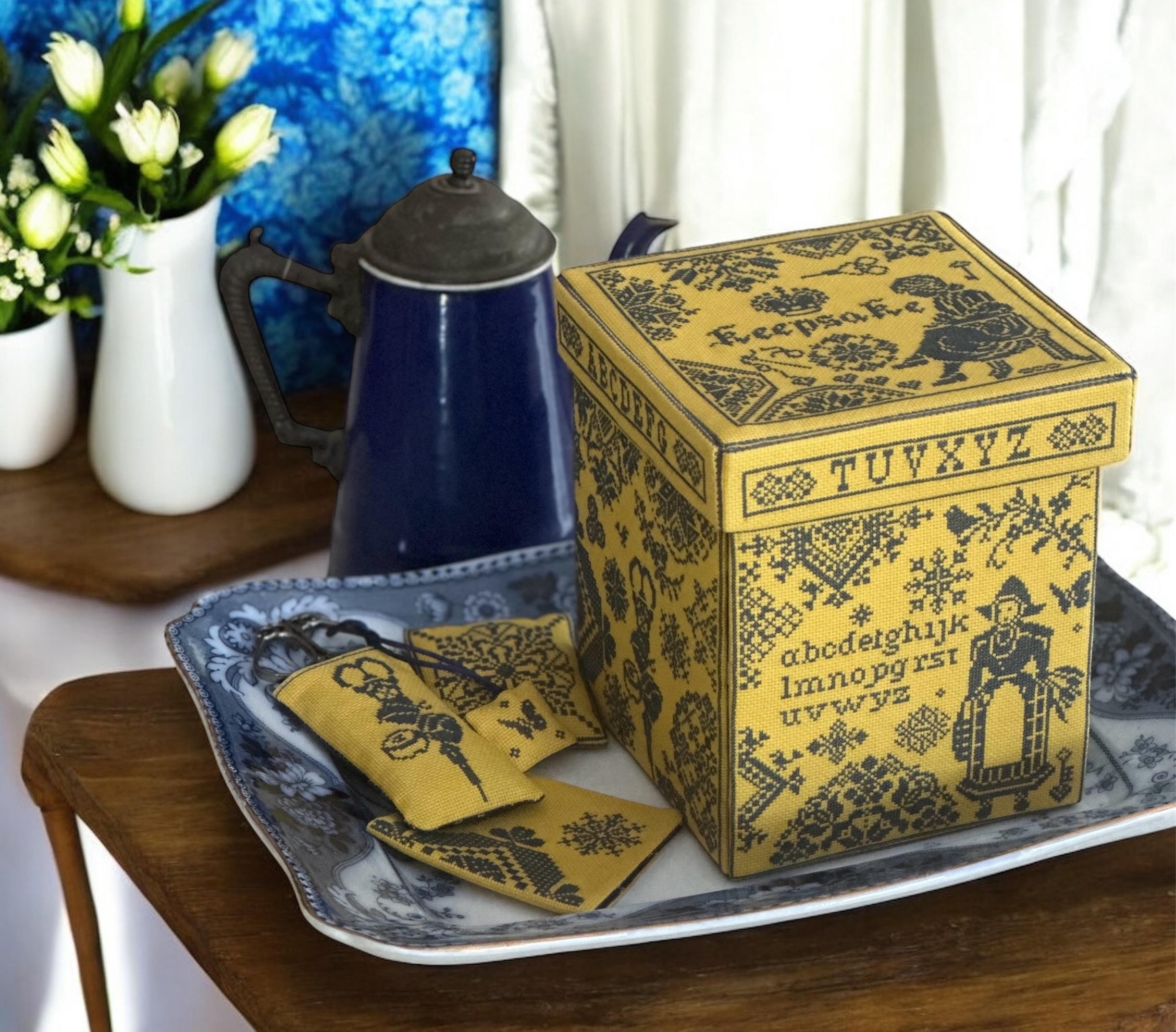 Keepsake Box Set - Cross Stitch Pattern