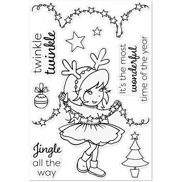 Twinkle Twinkle - Christmas Clear Stamp