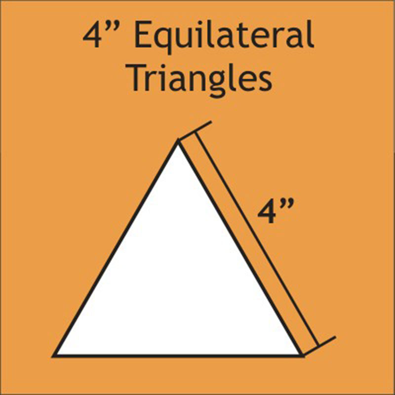 2" Equilateral Triangle 25pcs for English Paper Piecing