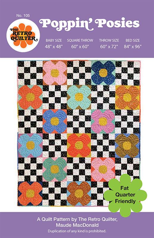Poppin' Posies - Quilt Pattern