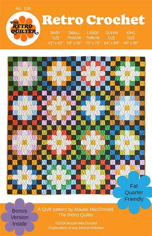 Retro Crochet - Quilt Pattern