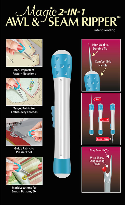 Magic 2 1" Awl & Seam Ripper