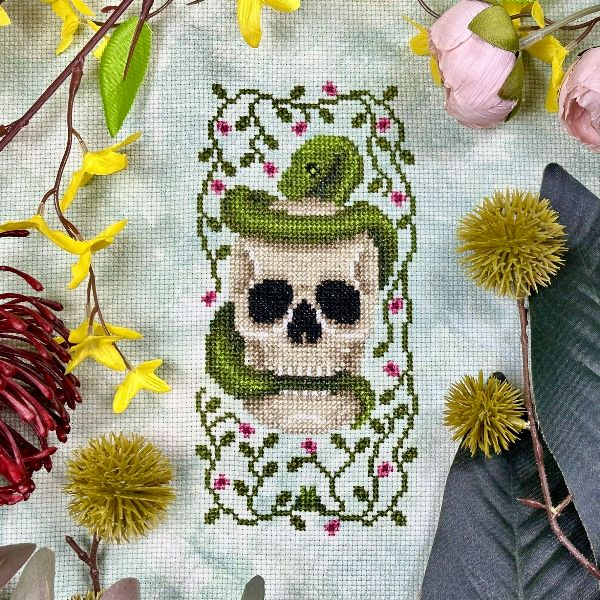 Serpent Sentinel - Cross Stitch Pattern