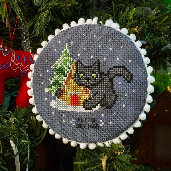Yule Greetings - Christmas Cross Stitch Pattern