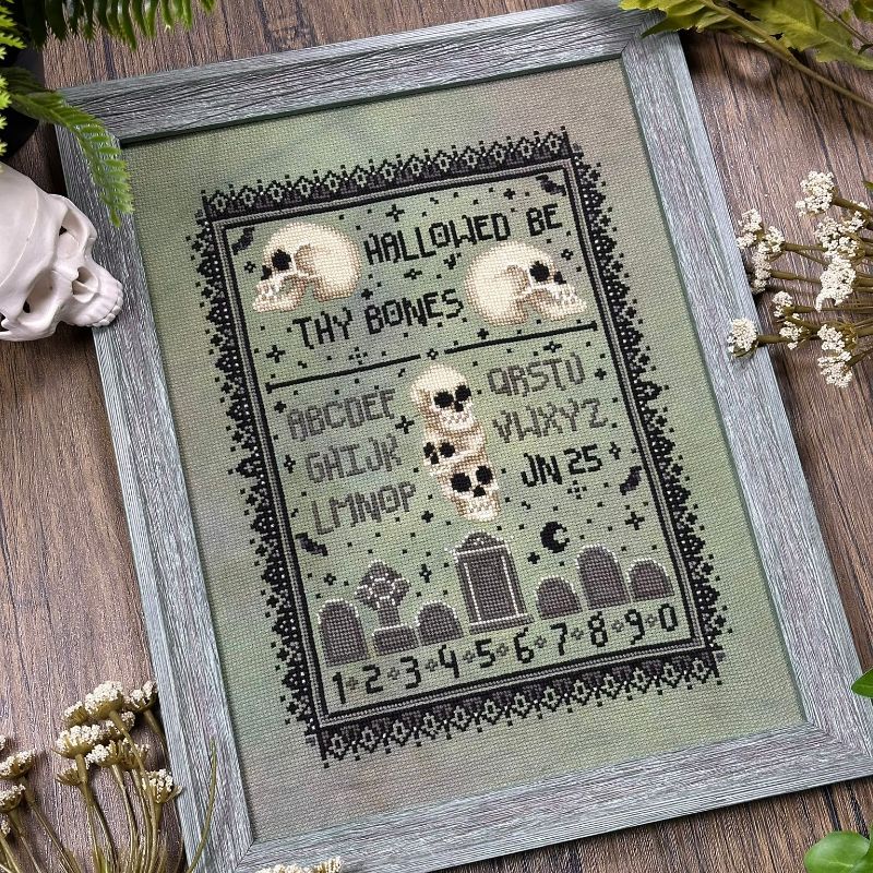 Hallowed Be Sampler - Halloween Cross Stitch Pattern