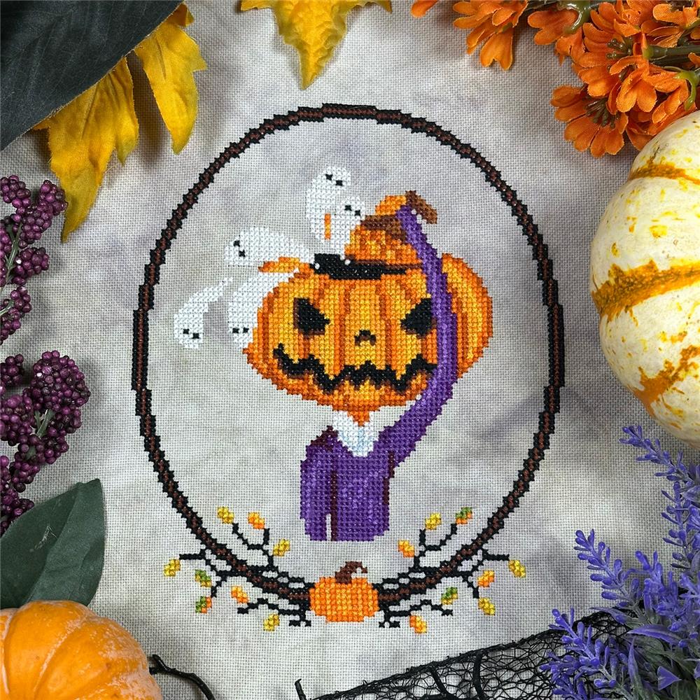 Let the Ghosts Out - Halloween Cross Stitch Pattern