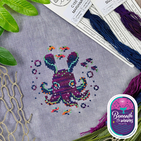 Deep Sea Dumbo - XStitch The Rainbow - Cross Stitch Pattern