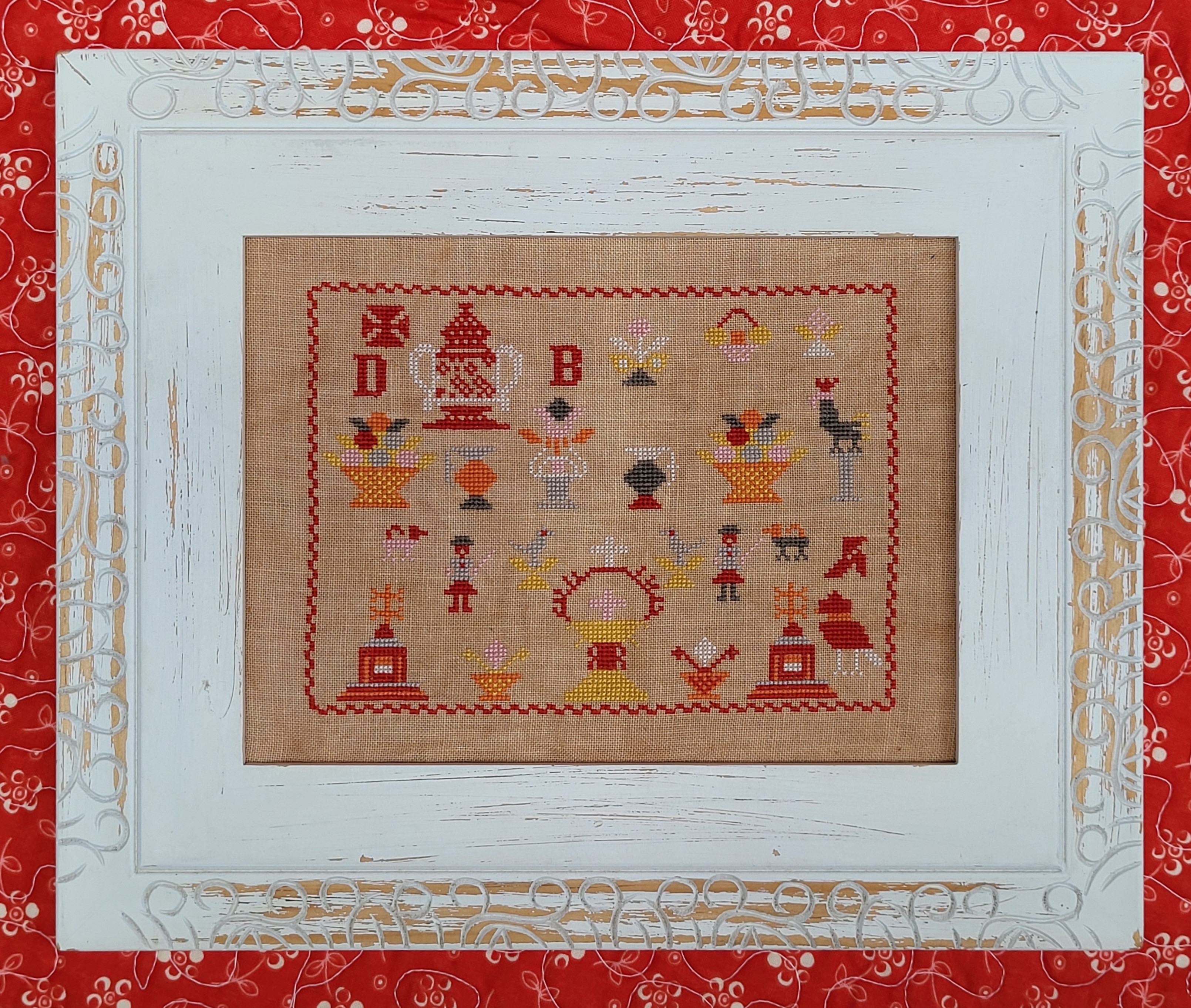 D. B. Sampler - Cross Stitch Pattern