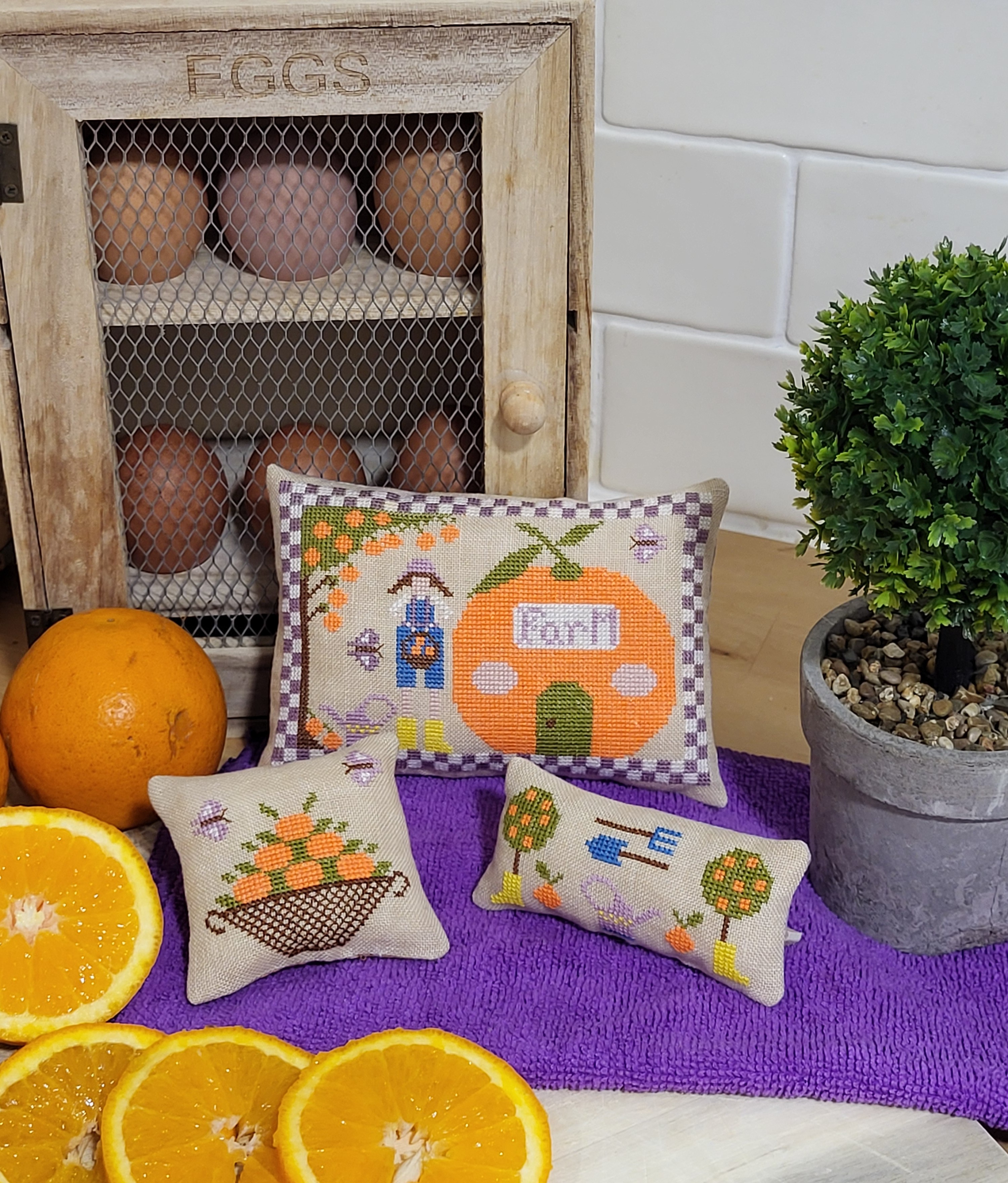 The Orange House - Cross Stitch Pattern