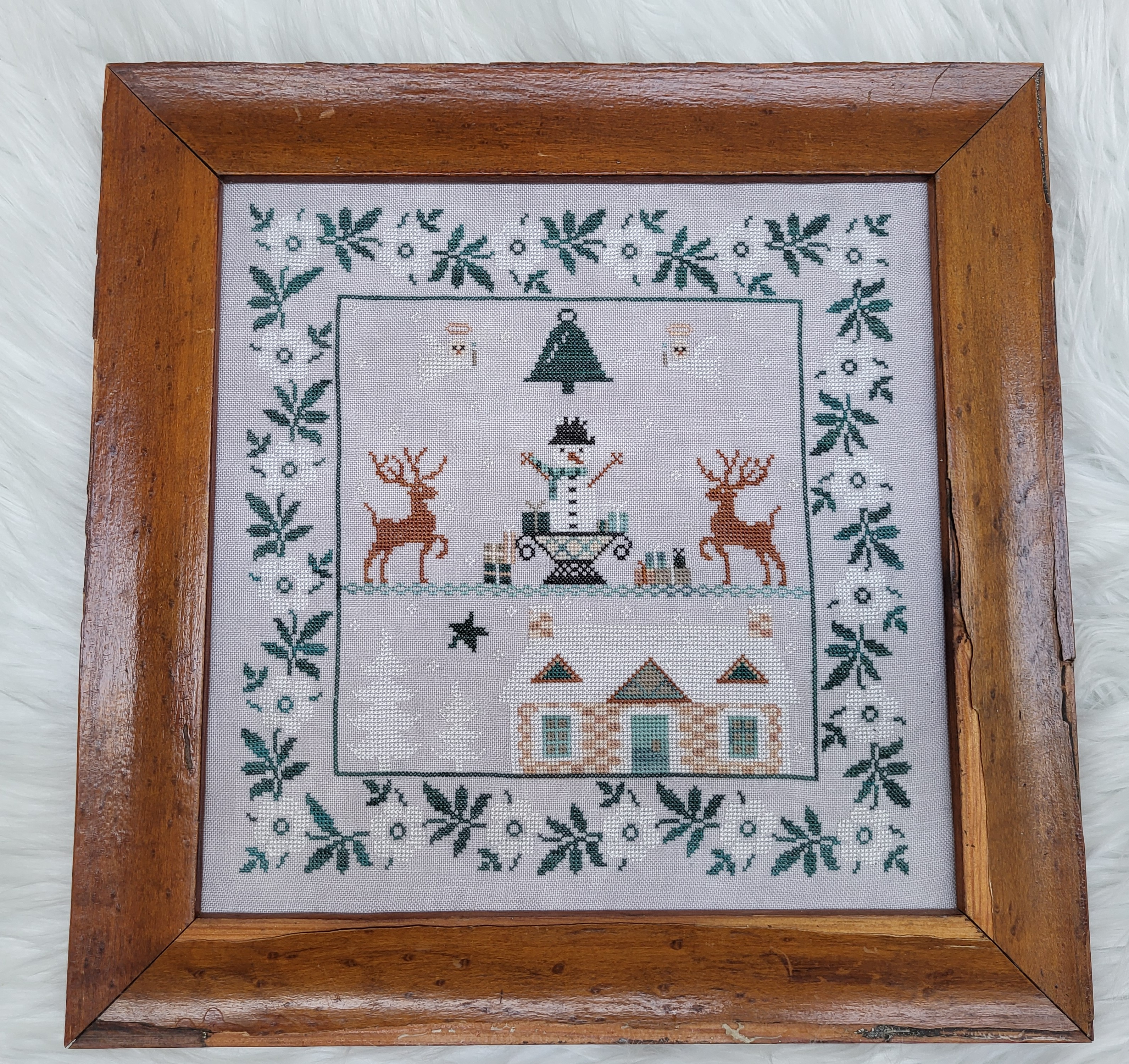 Winter Cabin - Cross Stitch Pattern