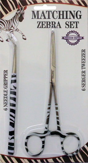 Matching Zebra Set Tweezer