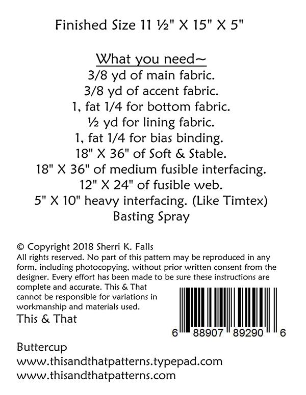 Buttercup - Quilt Pattern