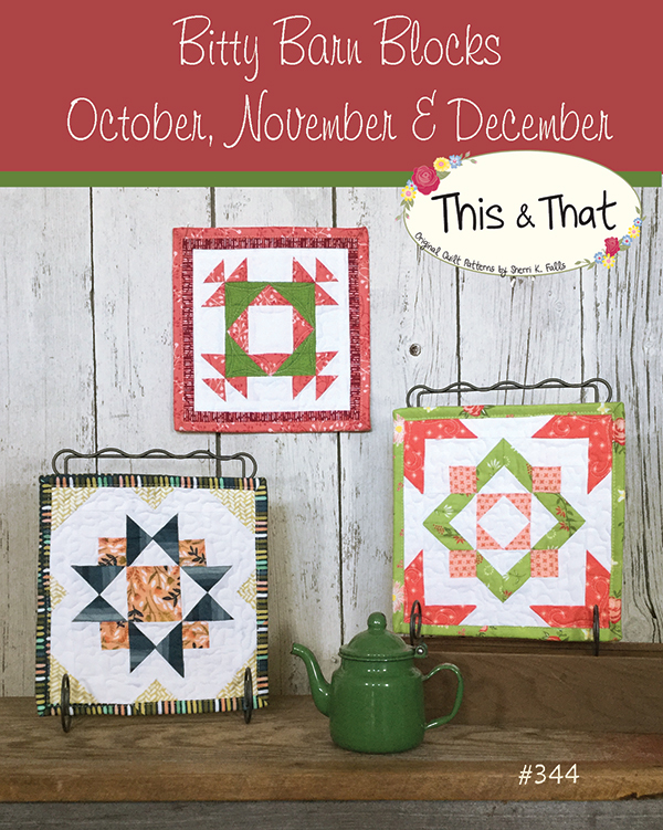 Bitty Barn Oct-Dec - Quilt Pattern