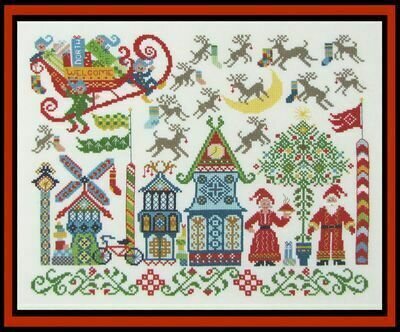 North Pole Welcome - Cross Stitch Pattern