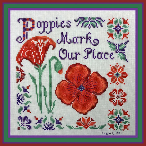 Poppies for Remembrance - Cross Stitch Pattern