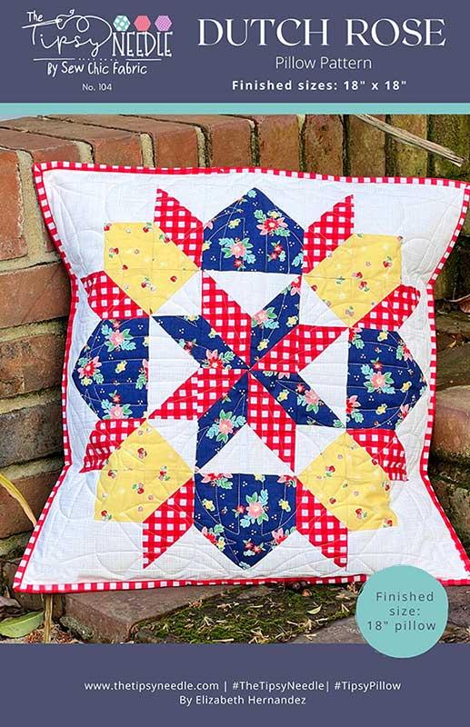 Dutch Rose Pillow - Quilt Pattern