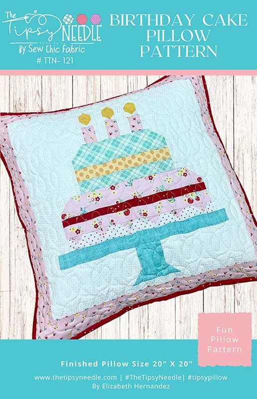 Birthday Cake Pillow - Sewing Pattern