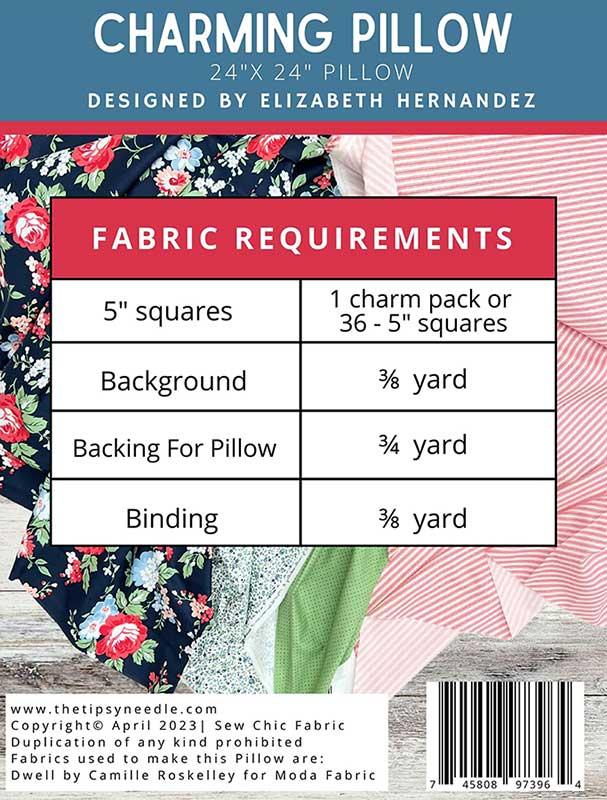 Charming Pillow - Quilt Pattern