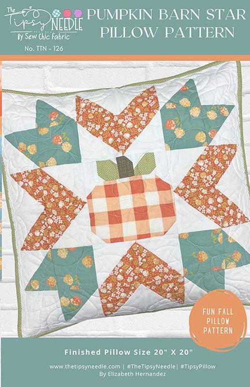 Pumpkin Barn Star Pillow - Quilt Pattern
