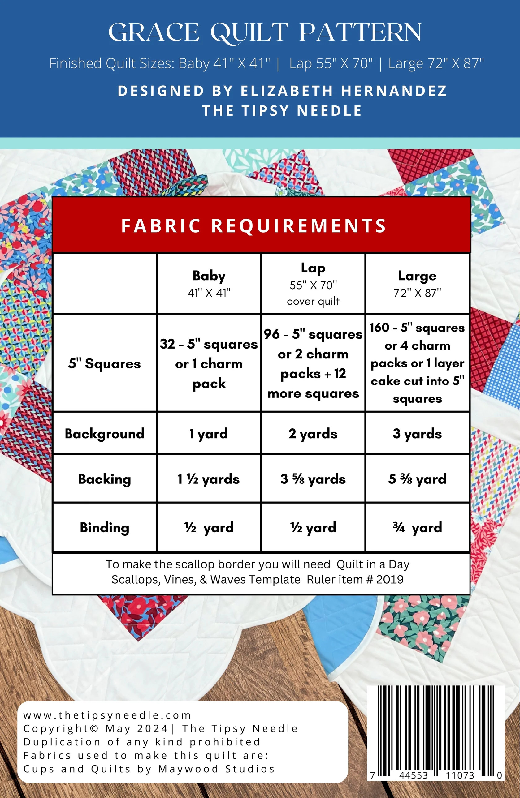 Grace Quilt - Quilt Pattern