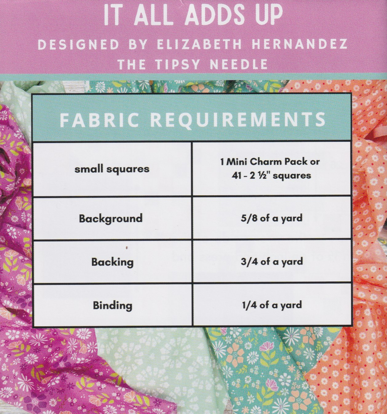 It All Adds Up - Quilt Pattern