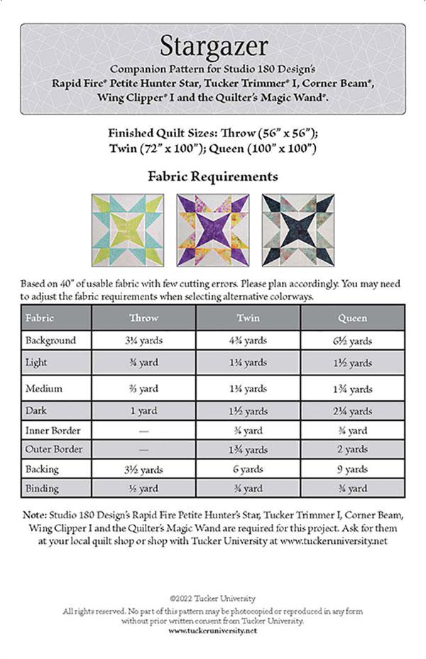 Stargazer - Quilt Pattern