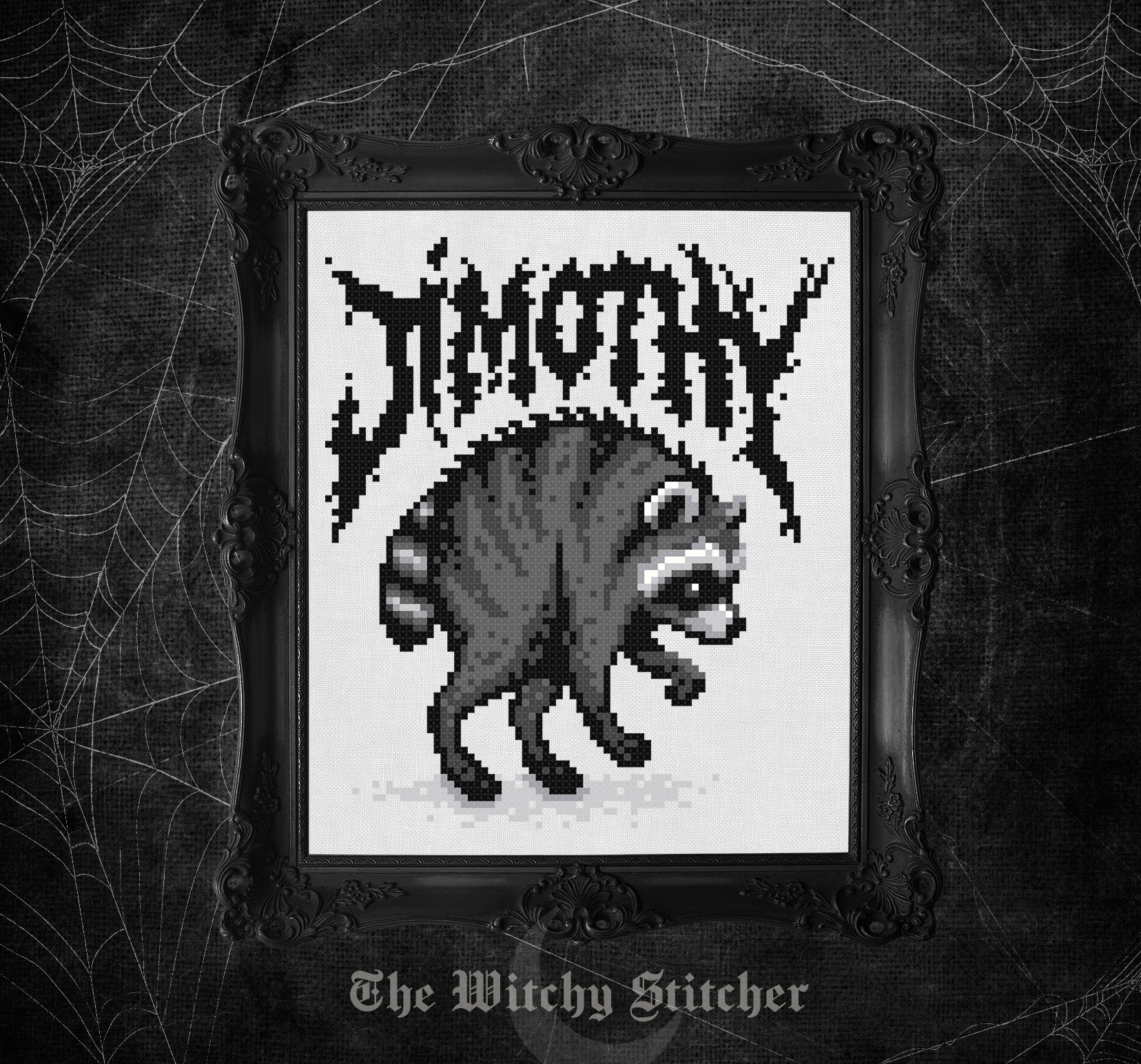 Jimothy - Cross Stitch Pattern, zoomed in. Select this picture to zoom back out.