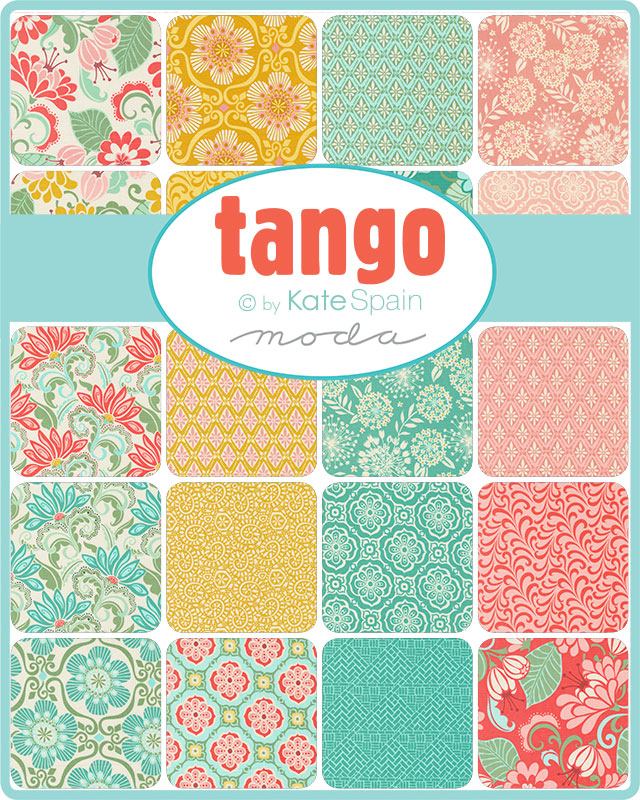 Tango Simpatico Tangerine - Quilt Fabric