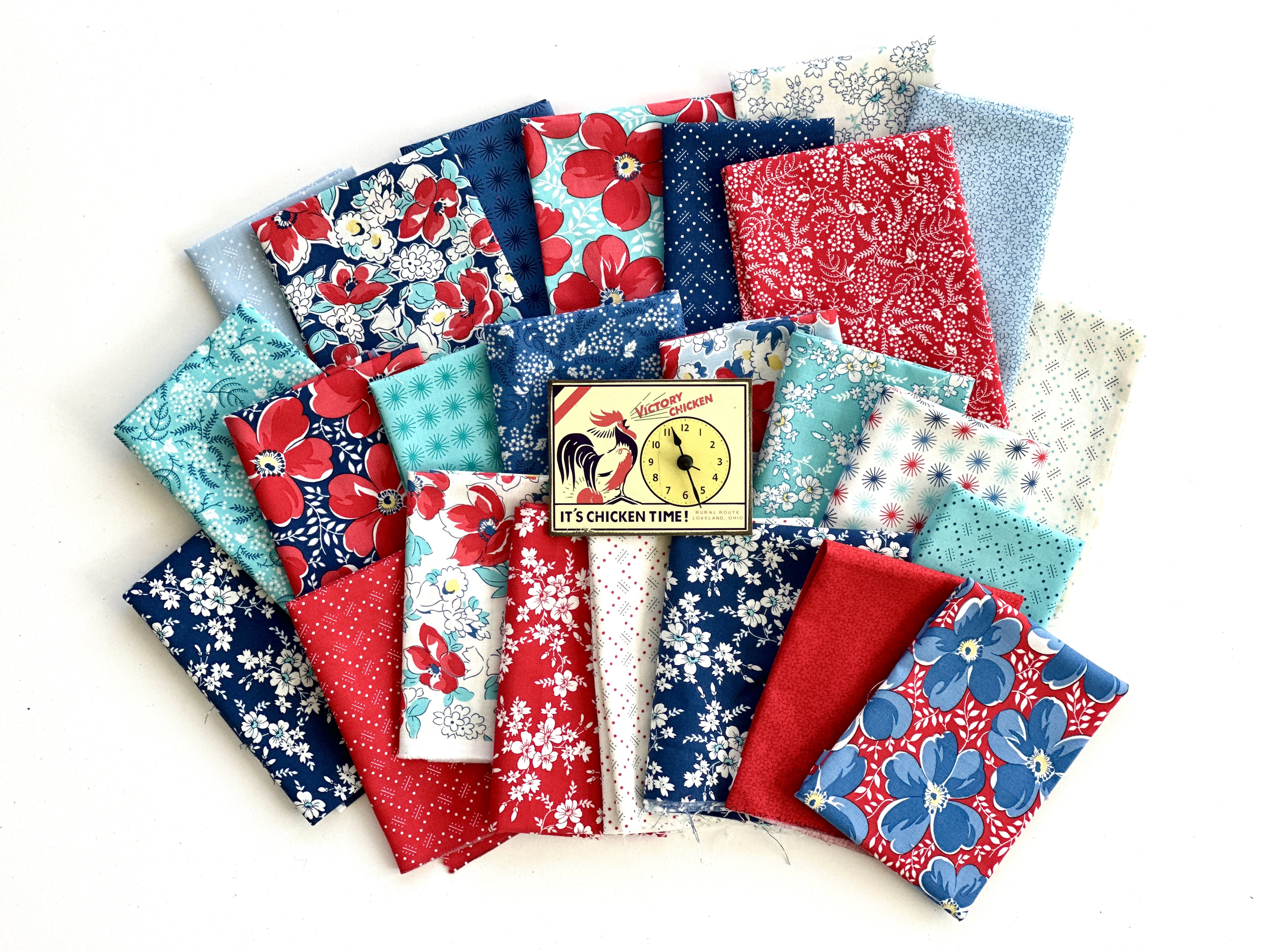 Time And Again Zigzag - Flour Aqua - Quilt Fabric