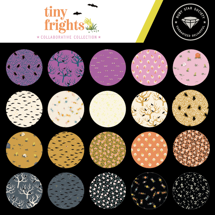 Tiny Frights Eyes - Witchy - Quilt Fabric