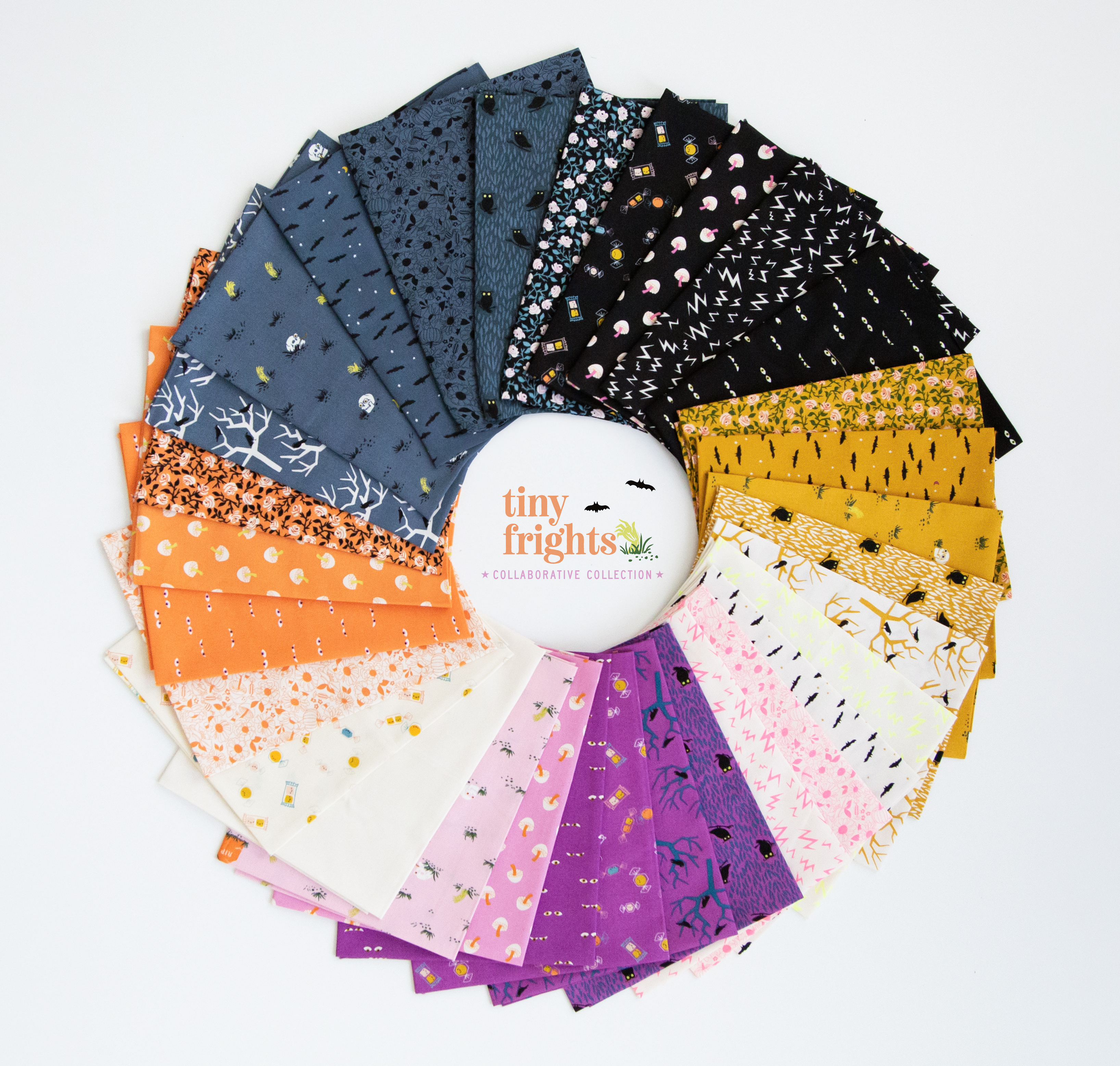 Tiny Frights Eyes - Witchy - Quilt Fabric