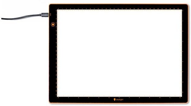 Wafer 1 - 14" x 10" Light Pad, zoomed in. Select this picture to zoom back out.