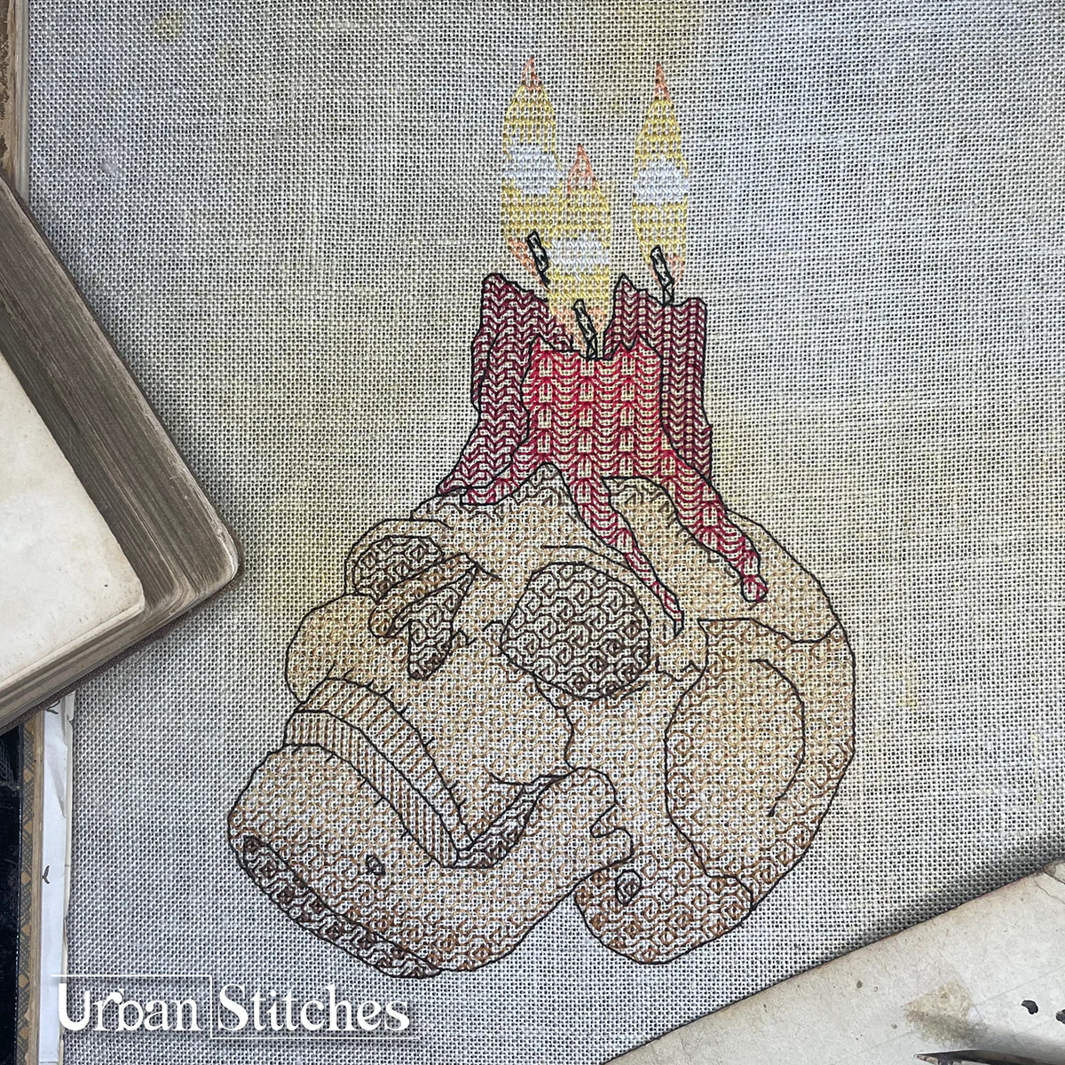 Dark Academia - Halloween Cross Stitch Pattern