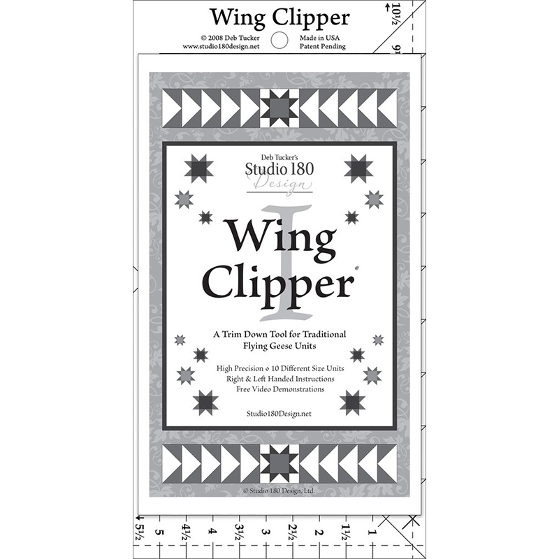 Wing Clipper - Quilting Ruler for Flying Geese