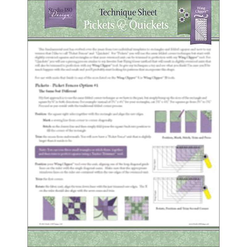 Picket and Quickets - Tech Sheet 
