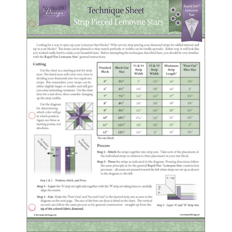 Strip Lemoyne Star - Tech Sheet 